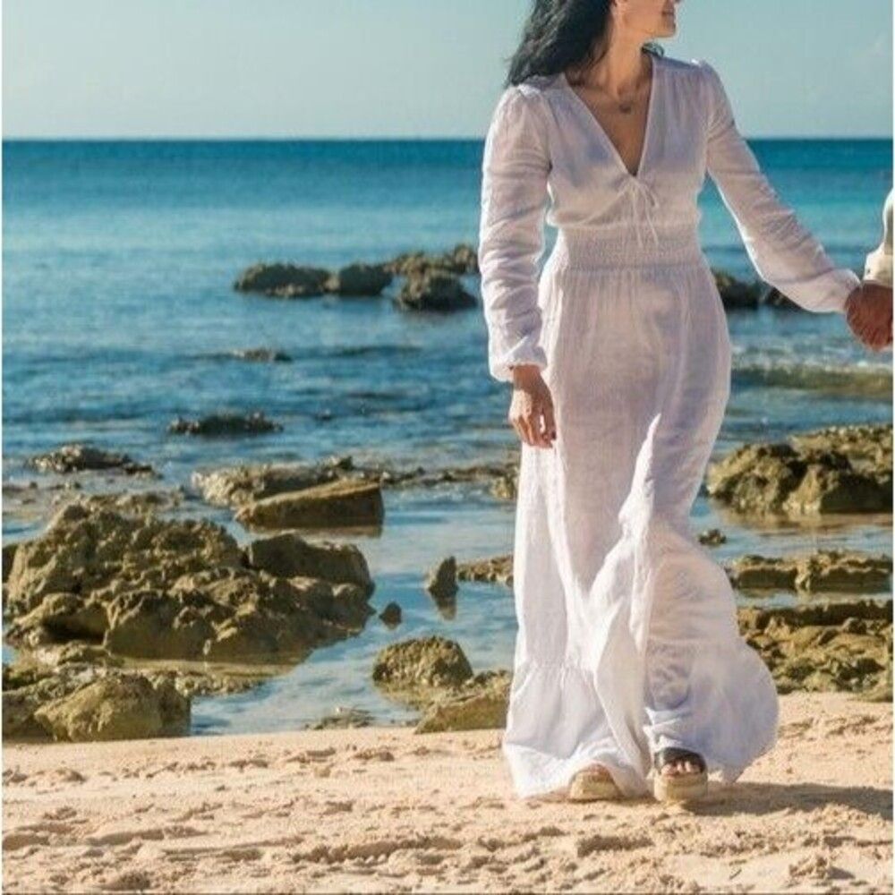 NWT. REFORMATION White Chantal Maxi Dress Sz XS - Picture 2 of 7